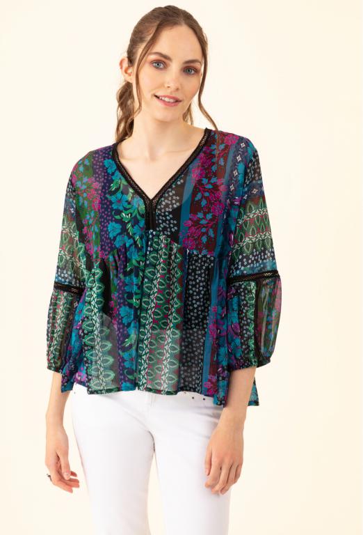 Блузка Bleu Blanc Rouge